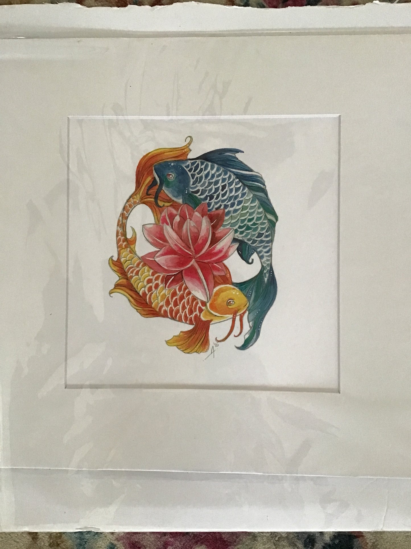 Yin/ yang print of original artwork