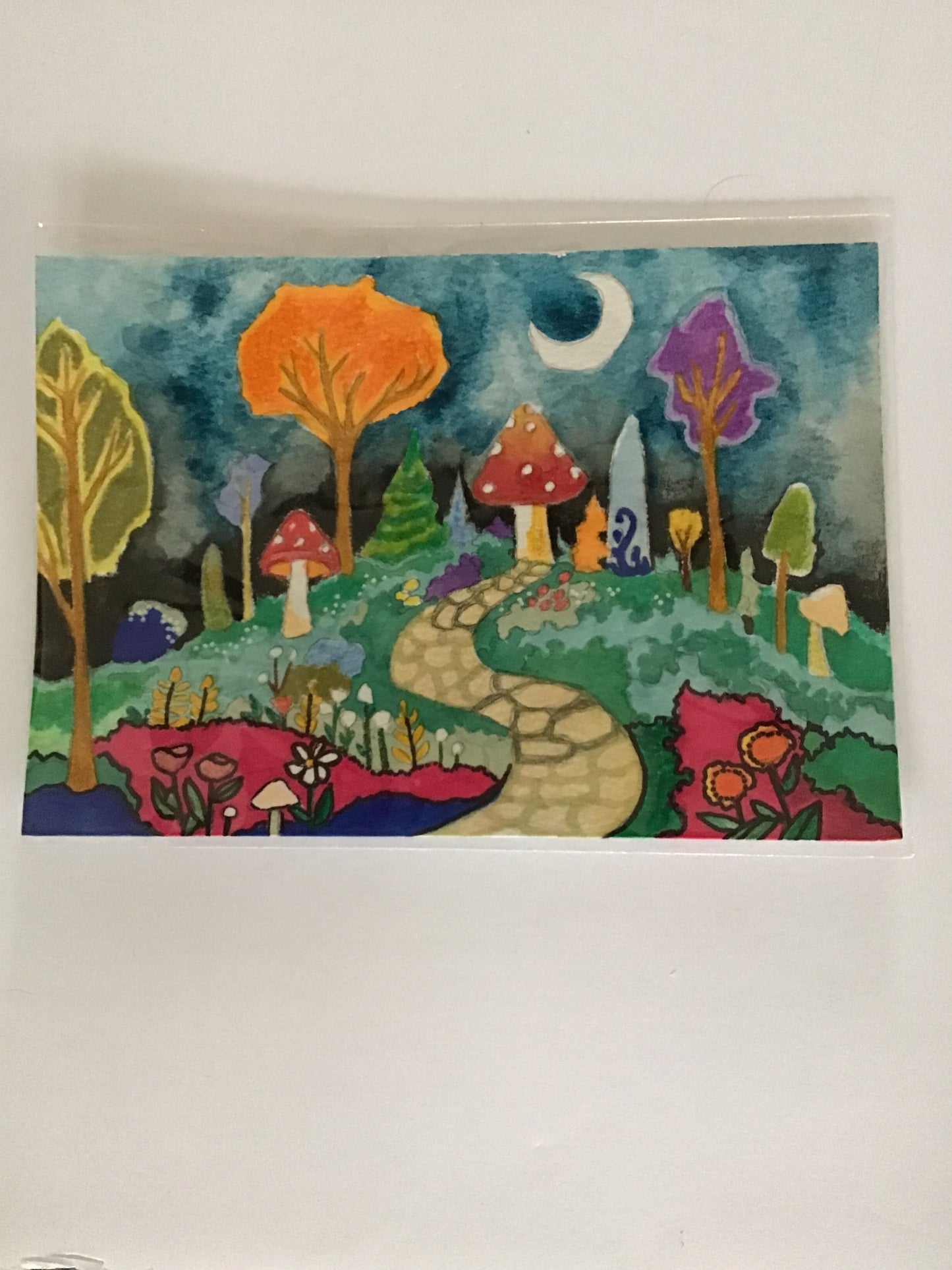 Hand painted fairy world