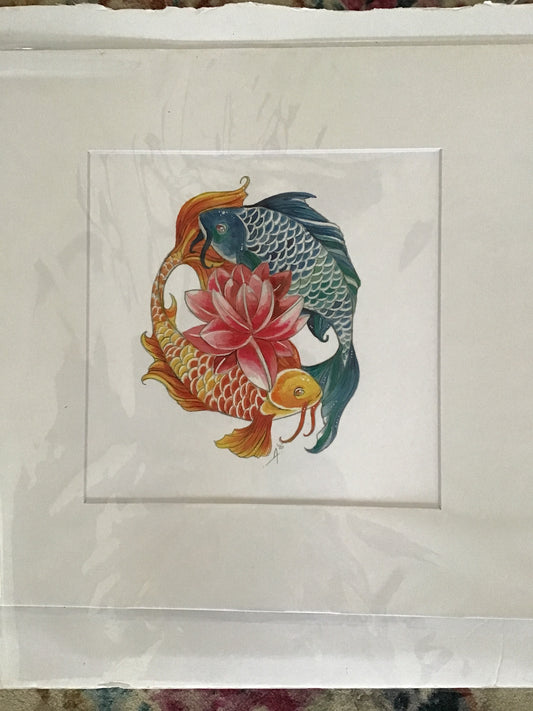 Yin/ yang print of original artwork